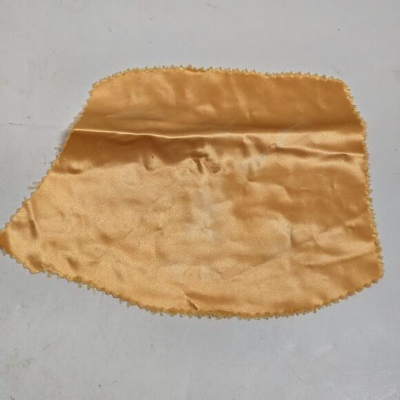 VTG Infant Of Prague Yellow Roses Coordinating Vestments Cape/Robe & Dress 10” L - Picture 15 of 16